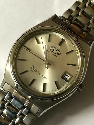 Authentic Vintage Octo Missilemaster Date Automatic Watch • $99.99