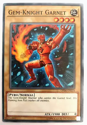 Yugioh Gem-Knight Garnet - Common - OP06-EN014 - N/M - Ultd.Ed. • $6.80