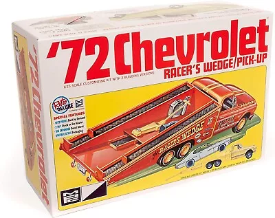 Skill 2 Model Kit 1972 Chevrolet Pickup Truck Racer's Wedge 2-in-1 Kit 1/25 Sca • $64.07