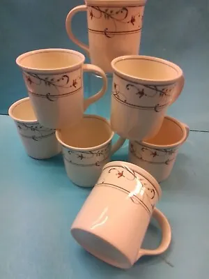 Mikasa Intaglio Annette Mugs Cups 7 Pcs. Choice.... Exc. • $12