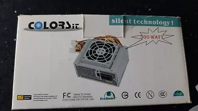 ColorsIT CiT M-300U 300W 20+4 Pin Micro-ATX Desktop Power Supply    (PSU) Tested • £24.50