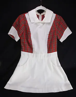 Marvin Neitzel Vintage Nurse Nursing School Student  Uniform Top Blouse Size 12 • $55.96