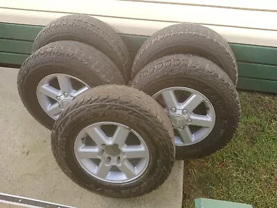 Holden Ra Rodeo Alloy Wheels And Tyres Set • $150