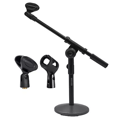 5Core Mic Stand Height Adjustable Short Desktop Stands W/ Telescopic Boom Arm • $21.99