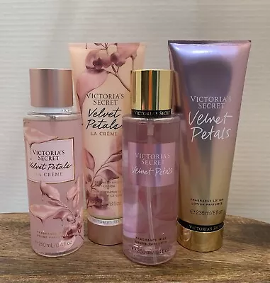 Victoria’s Secret VELVET PETALS LA CRÉME + VELVET PETALS Fragrance Mist + Lotion • $94.99