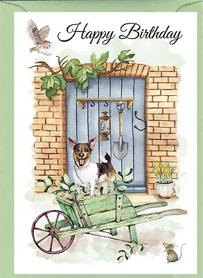 Jack Russell Terrier Dog (4 X 6 ) Birthday Card With Blank Inside - By Starprint • £3.85