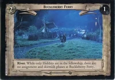 Lord Of The Rings CCG FotR Card 1.U330 Buckleberry Ferry • £2.19