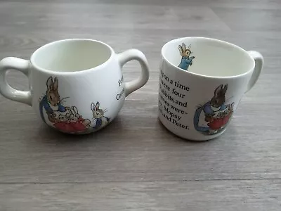 Peter Rabbit Wedgewood Set Mug Cup Limited Edition Vintage 1980s • £2.99