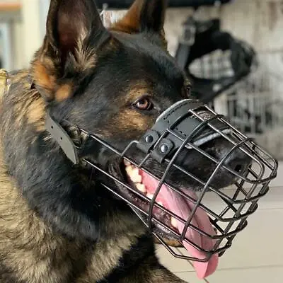 £73.08 • Buy German Shepherd Muzzle For Dogs Safety In Any Weather Rubberized Wire Male Size