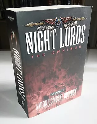 Night Lords The Omnibus Warhammer 40000 Black Library Aaron Dembski-Bowden 40K • $17.85