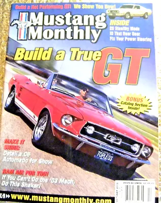 Mustang Monthly Magazine October 2002 Build A True GT / Ram Air For You • $11.75