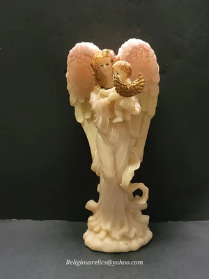 $22.50 • Buy Vintage Large Seraphim Angel Heavenly Joy With Winged Cherub 10  Estate Find 