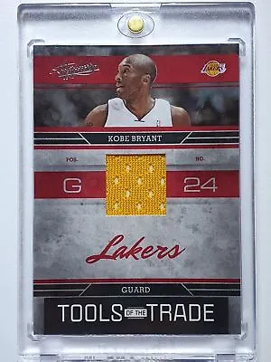$255 • Buy 2010 Absolute Kobe Bryant #PATCH /249 Game Worn Jersey - Ready To Grade