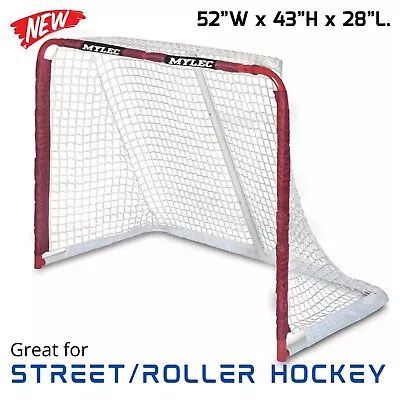 Metal Goal For Driveway Street/ Roller Hockey Soccer Net Hitting Puck Kids Teens • $139.13