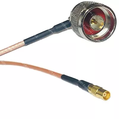 RG316 N MALE ANGLE To MCX FEMALE RF Cable Rapid-SHIP LOT • $11.24