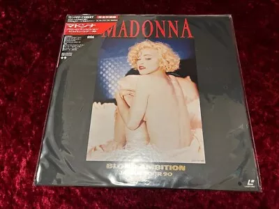 Madonna – Blond Ambition Japan Tour 90 Laserdisc Warner Bros. WPLP-9044 SEALED • $79.99