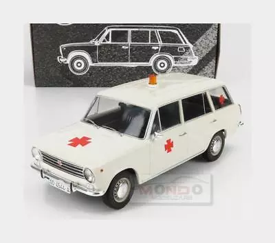 1:18 TRIPLE9 Seat Fiat 124 Familiare Ambulancia 1968 White T9-1800227 MMC • $81.36