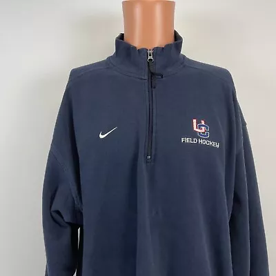 Nike UConn Huskies Field Hockey Pullover Sweatshirt NCAA College Embroidered M • $31.49