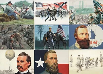 The Blue & The Gray: Civil War Art By Mort Kunstler 1997 Base Card Set Of 72 FA • $22.50