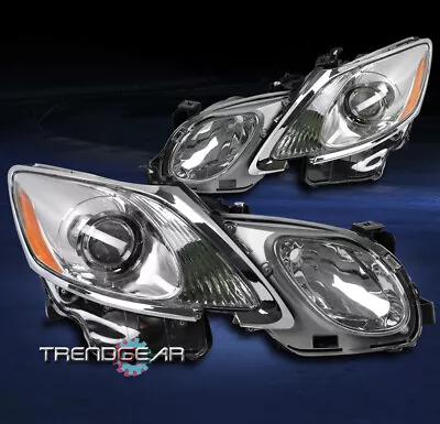 For AFS/HID Xenon 2006-2011 Lexus GS Series Projector Headlights Headlamp Chrome • $479.95