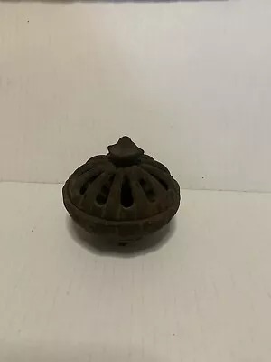 Bronze VANTINES Incense Burner 4” • $24.99