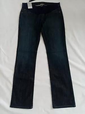 James Jeans Maternity Jeans Day Aged Denim 5 Pocket Straight Leg Blossom 32  • £14.25