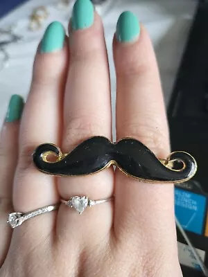 Preloved Moustache Double Ring • $2.18