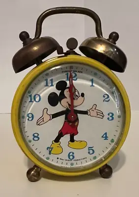 1960's Phinney Walker Walt Disney MICKEY MOUSE Alarm Clock • $29.99