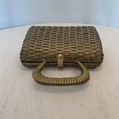 Vintage Wicker Purse Made In Hong Kong • $29.95