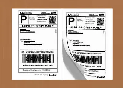 200 Shipping Labels Self Adhesive HALF SHEET 8.5 X 5.5  Blank 2 Labels Per Sheet • $10.49