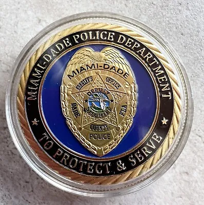MIAMI-DADE Police Dept. Challenge Coin • $14.80