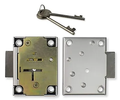 7 Lever Gun Cabinet Safe Locks ( 1 Pair ) Keyed Alike On The Same Key C/w2 Key • £32