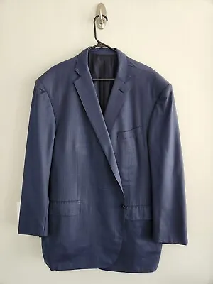 $49.91 • Buy BLUE ERMENEGILDO ZEGNA 100% WOOL MILNAO SPORT COAT Sz 68L Blazer Jacket 58R US