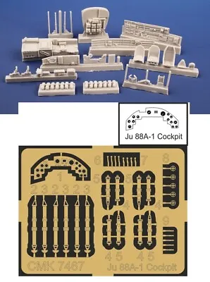 CMK 1/72 Junkers Ju 88A-1 Cockpit For Revell E-Boot/Schnellboot Kits • $23.50