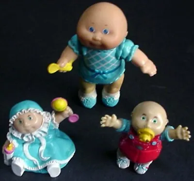Vintage 1984 Cabbage Patch Kids PVC Doll Figures Rattle Spoon Pacifier Lot • $20