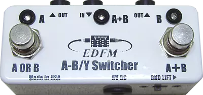 EDFM A-B/Y Switcher W/ground Lift • $65