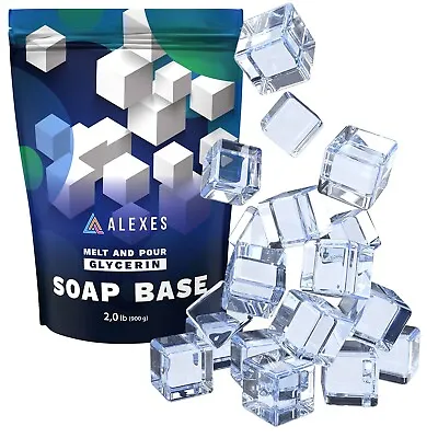 Glycerin Melt And Pour Soap Base-2 Lb Soap Base For Soap Making CLEAR SOAP BASE • $24.99