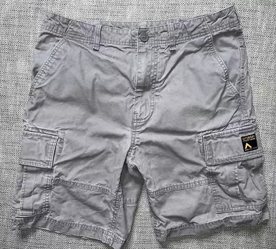 Superdry Mens Utility Wear Cargo Gray Shorts Size 32 • $29.98