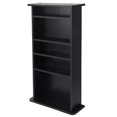 Book Shelf Storage Cabinet CD DVD Media Adjustable 5 Layers Customized Display • $29.59