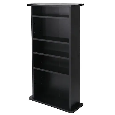 Book Shelf Storage Cabinet CD Media DVD Adjustable 5 Layers Customized Display • $36.58