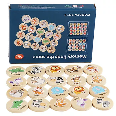 Memory Game Card Matching Game Board Memory Match Game For Kids 4-8 • $11.91