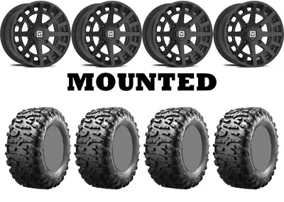 Kit 4 Maxxis Bighorn 3.0 Tires 27x9-14 On Valor V04 Matte Black Wheels CAN • $1429.58