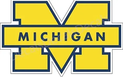 University Of Michigan Wolverines Sticker Decal Car/Truck  Free Shipping P86 • $3.89