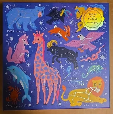 Mudpuppy Creatures Of The Cosmos 500 Piece Foil Puzzle • $8