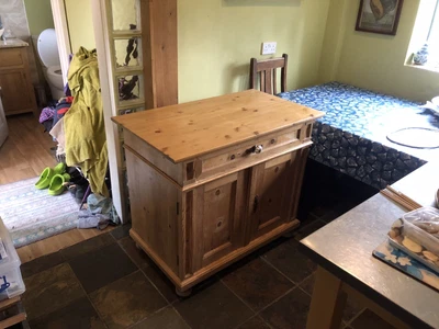 £195 • Buy Continental/French/Vintage Pine Cupboard/Dresser Base/ Sideboard