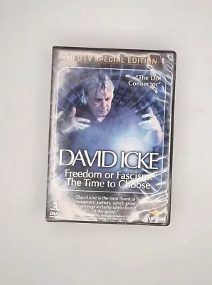 David Icke: Freedom Or Fascism: The Time To Choose (DVD 3-Disc 2008) UFO • $27.95