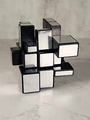 Neo Magic Mirror Cube 3x3x3 Silver Professional Speed Cubes Brain  Games • $9.99