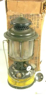 Vintage S.M.P. Military Grade Gasoline  MIL-L-1594L Lantern 1980 Camping Lamp • $149.95