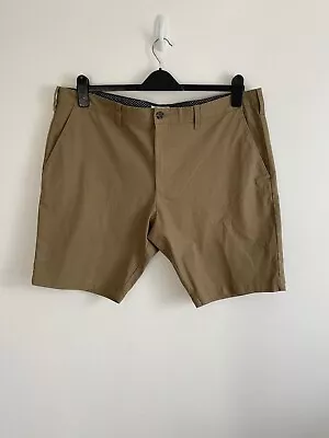 Men’s Beige M&S Chino Shorts Size 40” Waist  Vgc.  S311 • £6.50