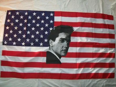 USA Elvis Presley Flag Graceland The King American Line/Barn Dance Disco 5x3  Bn • $10.62